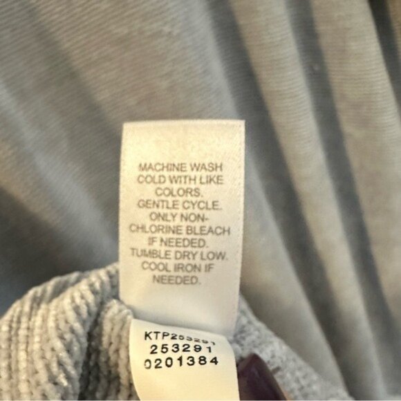 J.Jill Gray Loungewear Cloud Soft Velour Knit Boatneck Tunic Sweater Size XL NWT - Picture 10 of 12